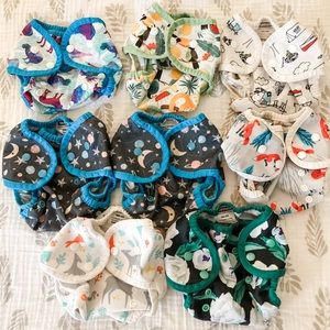 Thirsties Duo Wrap Size 1 Diaper Covers Lot of 8